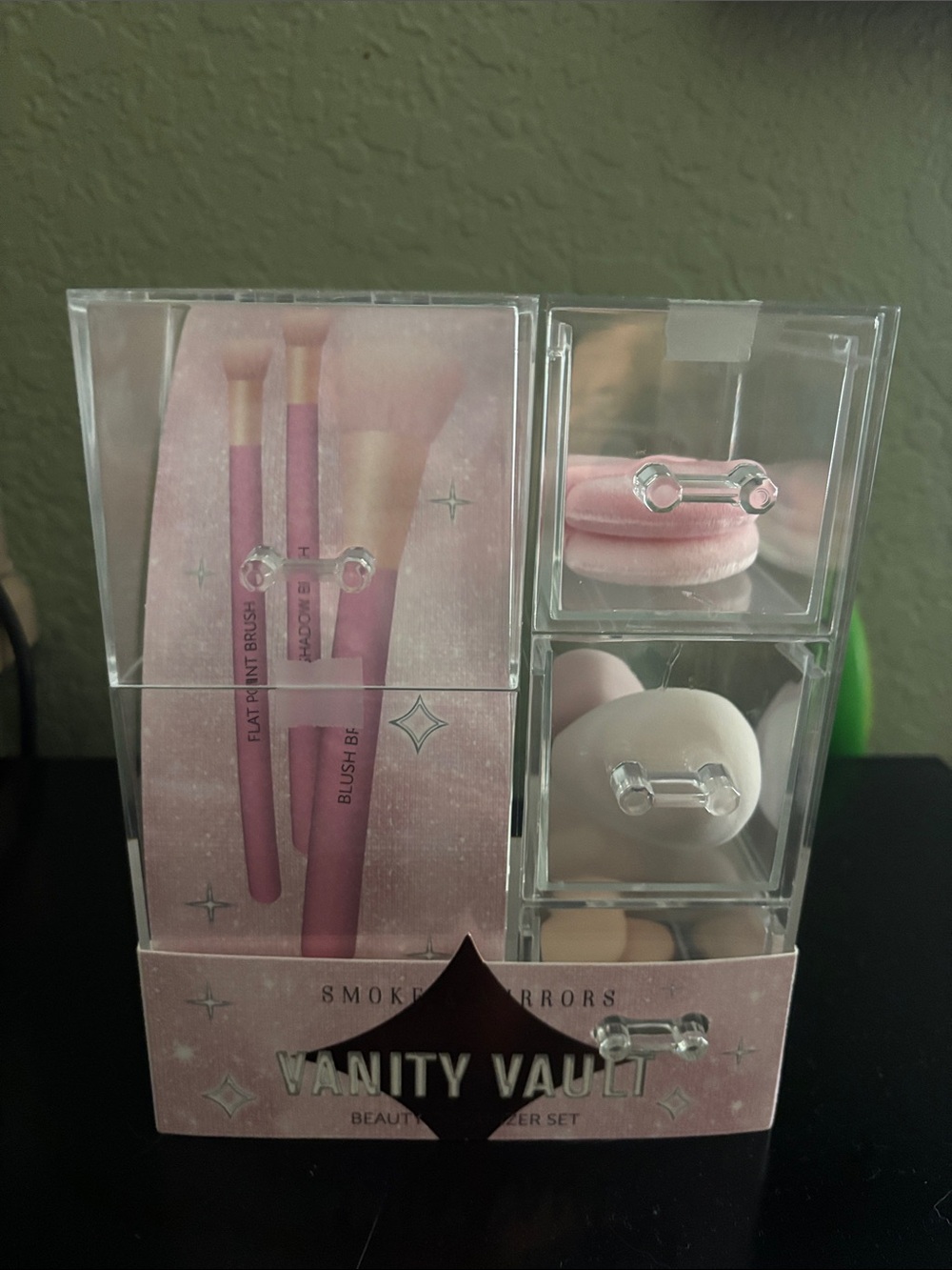 Vanity Vault Pink Makeup Organizer Drawer Set